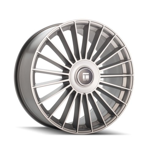 Touren 3610 TR10 24x10 / 5x112/120 BP / 35mm Offset / 74.1mm Hub Satin Silver Machined Wheel thumbnail 2
