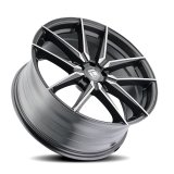 Touren 3294 TR94 18x8 / 5x112 BP / 35mm Offset / 66.6mm Hub Gloss Graphite Brushed w/ Dark Wheel thumbnail 1