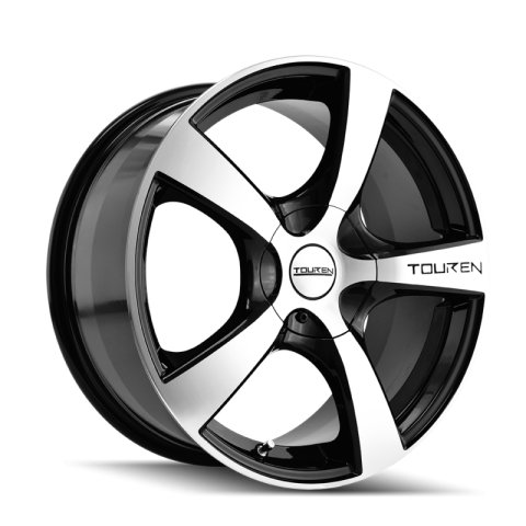 Touren 3190 TR9 16x7 / 4x100/114.3 BP / 42mm Offset / 67.1mm Hub Gloss Black Machined Wheel