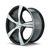 Touren 3190 TR9 16x7 / 4x100/114.3 BP / 42mm Offset / 67.1mm Hub Gloss Black Machined Wheel thumbnail 2