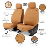 Covercraft 2025+ Chevrolet Suburban/Tahoe/GMC Yukon 1st Row Bucket Seat Cover - Carhartt Brown thumbnail 4
