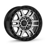 Enkei Trail-Tracker 20x9 / 6x139.7 BP / ET39 / 106.1mm Bore - Matte Black Machined Wheel thumbnail 1