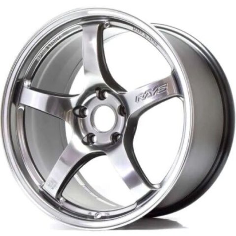 Gram Lights 57CR 15x8.0 +35 4x100 Grace Silver Wheel