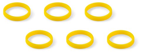 Griots Garage MOD Color Application Ring - Yellow - Set of 6 thumbnail 1