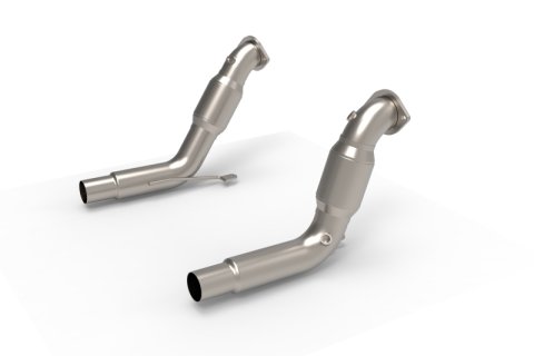 Kooks Headers 25-26 Ford Explorer ST/Aviator Stainless Steel GREEN Catted Downpipes thumbnail 2