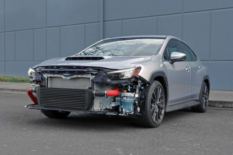 PERRIN 02-26 Subaru WRX/STI Standard Size Front Mount Intercooler Core - Black thumbnail 2