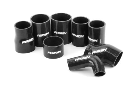 PERRIN 02-07 Subaru WRX/STI Front Mount Intercooler Boost Tube Kit - Red thumbnail 3