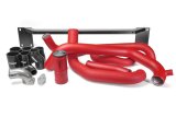 PERRIN 08-14 Subaru WRX Front Mount Intercooler Boost Tube Kit - Red thumbnail 2