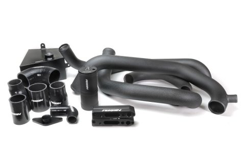PERRIN 15-21 Subaru STI Front Mount Intercooler Boost Tube Kit - Black thumbnail 1