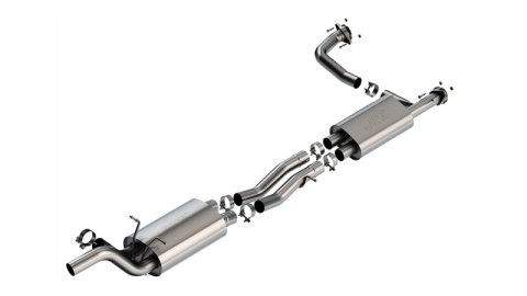 Borla 25-26 RAM 1500 RHO 3.0L V6 3in S-Type Exhaust Mid-Section - 145.1in WB thumbnail 1
