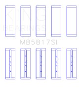 King Engine Bearings 04-12 Mitsubishi Colt Replacement Main Bearing Set thumbnail 2