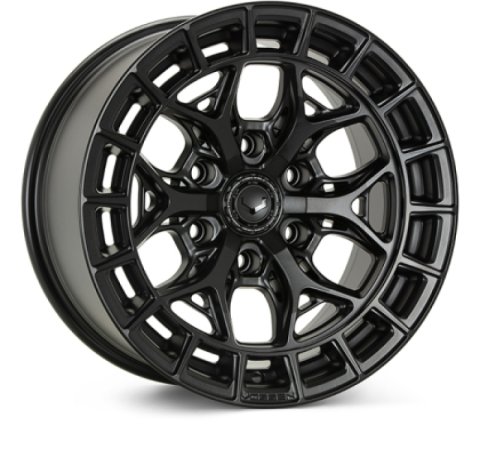 Vossen HFX-1 18x9 - 8x170 - ET18 - Deep Face - 125.1 - Satin Black Wheel
