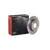 Brembo OE 14-23 Mazda 3 XTRA Drilled Rear Disc Brake Rotor thumbnail 3