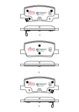 DBA 16-22 Tesla S Mando Rear Caliper (1 Piston) Rear Street Series Brake Pads thumbnail 1