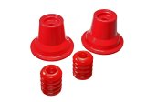 Energy Suspension Rear Shock Bushings - Red thumbnail 1