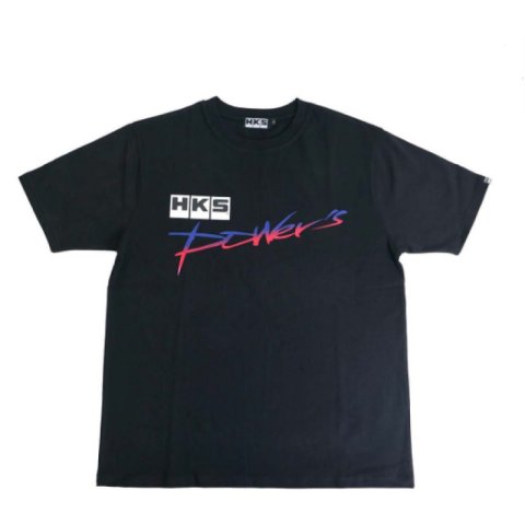 HKS T-SHIRT Powers BLACK XXL