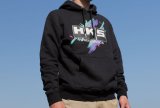 HKS HOODIE SUPER RACING BLACK XL thumbnail 1