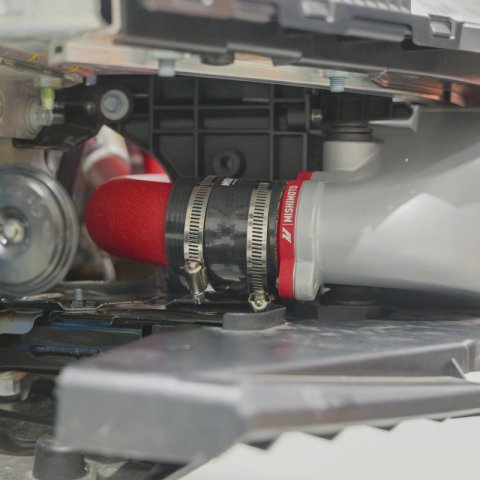 Mishimoto 2022+ Honda Civic 1.5T Intercooler Kit - Black Intercooler - Red Pipes thumbnail 2