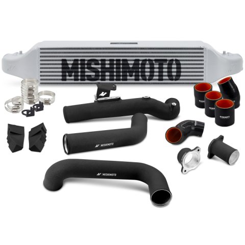 Mishimoto 2022+ Honda Civic 1.5T Intercooler Kit - Silver Intercooler - Black Pipes thumbnail 1