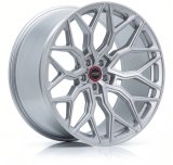 Vossen HF2 - 24x10 - ET32 - 5x150 - 110.1 - DEEP - SS - Satin Silver Wheel thumbnail 1
