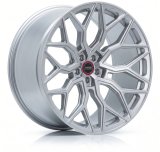 Vossen HF2 - 24x10 - ET32 - 5x150 - 110.1 - DEEP - SS - Satin Silver Wheel thumbnail 2