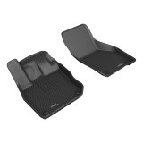 3D MAXpider 22-26 Audi A3/S3/RS3 (8Y) Sedan Kagu 1st Row Floormat - Black thumbnail 1
