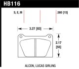 Hawk Blue 9012 Motorsports Race Pads thumbnail 1