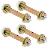 RockJock Greaseable Bolt w/ Hardware 9/16in Thread x 4in Long (4-pack) thumbnail 1