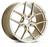 Vossen Forged S21-01 - 21x10.5 - 5x132 - ET22 - 66.5 - Brushed Patina Gold Wheel - BMW M5 G9x Fitmen thumbnail 1