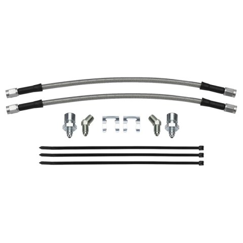 Wilwood 89-98 Nissan 240SX / 89-02 Nissan Skyline Rear Flexline Kit (M10x1.0 to 1/8-27)
