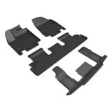 3D MAXpider 22-26 Infiniti QX60 6-Seat R1/R2/R3 Kagu Floormats - Black thumbnail 1