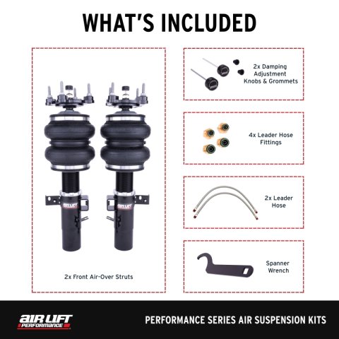 Air Lift Performance 20-24 Toyota GR Supra / 19-24 BMW Z4 (G29) Air Suspension Front Kit thumbnail 2