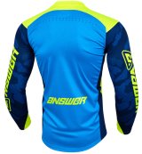 Answer LE Elite Camo Jersey Cyan/Hyper Acid/Black - XS thumbnail 2
