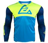 Answer LE Elite Camo Jersey Cyan/Hyper Acid/Black - Small thumbnail 1
