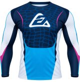 Answer Syncron Raceday Jersey Dark Blue/Cyan/Grey/Purple - Large thumbnail 1