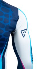 Answer Syncron Raceday Jersey Dark Blue/Cyan/Grey/Purple Youth - XS thumbnail 3
