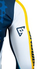 Answer Syncron Raceday Jersey Yellow/Navy/Cyan/White Youth - XL thumbnail 3