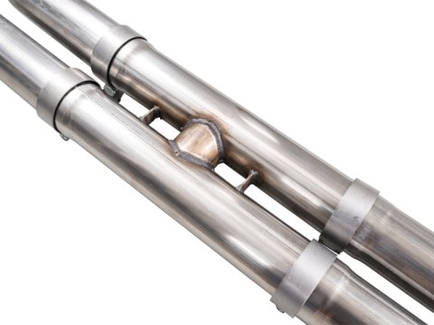 AWE Tuning BMW G90/G99 M5 Track Edition Cat-Back Exhaust - Chrome Silver Tips thumbnail 1