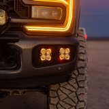Baja Designs 2023+ Ford SD Squardon Pro 2.0 Dual Fog Pocket Kit Upfitter (Multi Patterns) - Clear thumbnail 2