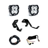 Baja Designs 15-20 Ford F-150 / 17-20 Ford Raptor Squadron Sport 2.0 A-Pillar Kit (Spot) - Clear thumbnail 2