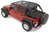 Bestop 07-09 Jeep Wrangler JK 4-Door Header Safari Bikini (Mesh) thumbnail 1