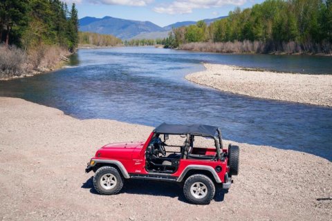 Bestop 97-02 Jeep Wrangler TJ Header Safari Bikini (Spice) thumbnail 2