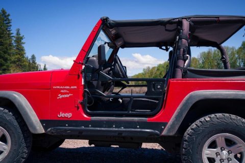 Bestop 97-02 Jeep Wrangler TJ Header Safari Bikini (Spice) thumbnail 4