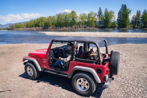 Bestop 97-02 Jeep Wrangler TJ Header Safari Bikini (Spice) thumbnail 5