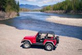 Bestop 97-02 Jeep Wrangler TJ Header Safari Bikini (Black Denim) thumbnail 2