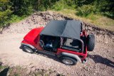 Bestop 97-02 Jeep Wrangler TJ Header Safari Bikini (Black Denim) thumbnail 3