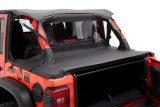 Bestop 18-23 Jeep Wrangler JL 4-Door Header Safari Cable Style Bikini (Black Diamond) thumbnail 2