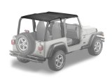 Bestop 97-02 Jeep Wrangler TJ Strapless Safari Bikini (Black Denim) thumbnail 1
