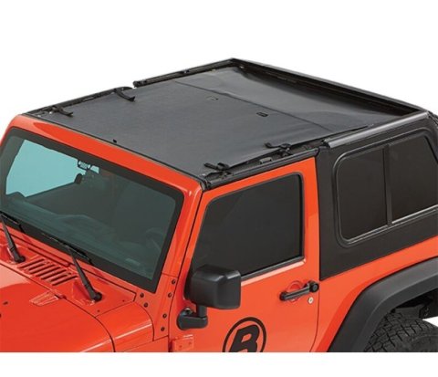 Bestop 07-18 Jeep Wrangler JK 2-Door Sun Safari Bikini (Black Diamond) thumbnail 1