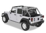 Bestop 07-18 Jeep Wrangler JK 4-Door Windjammer (Black Diamond) thumbnail 1